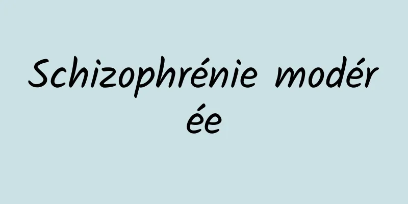 Schizophrénie modérée