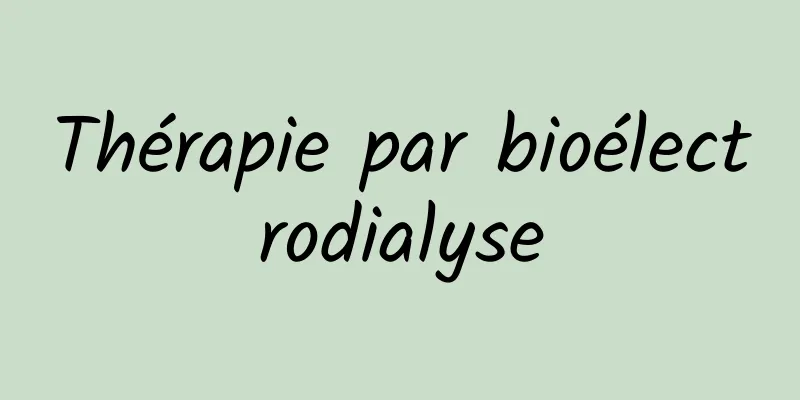 Thérapie par bioélectrodialyse