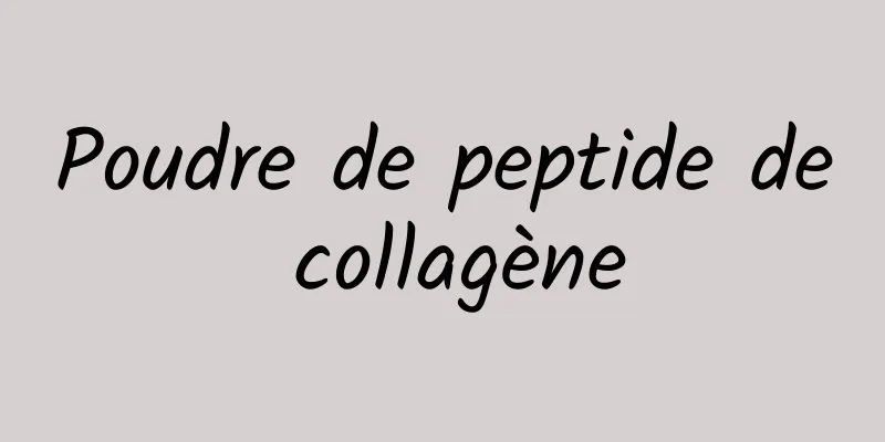 Poudre de peptide de collagène