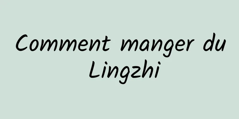 Comment manger du Lingzhi