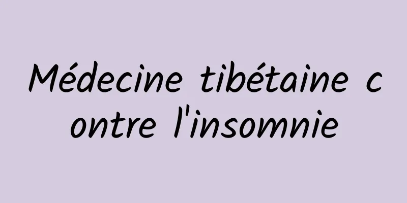 Médecine tibétaine contre l'insomnie