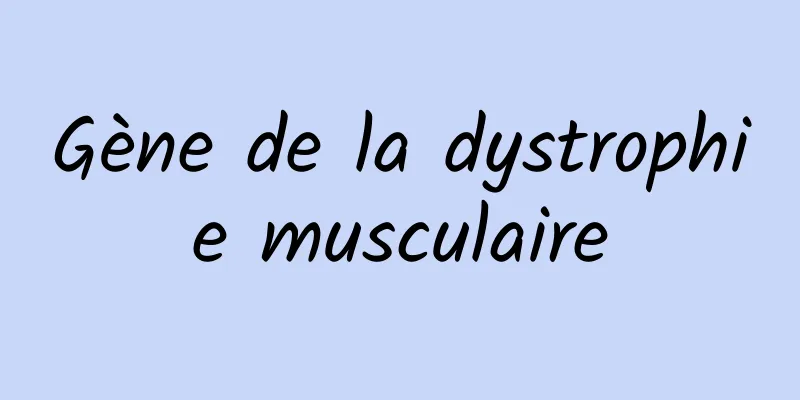 Gène de la dystrophie musculaire