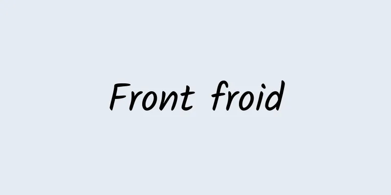 Front froid