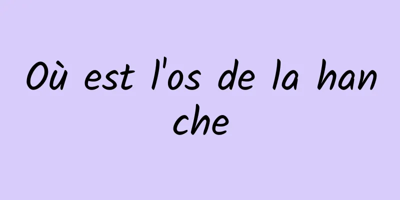 Où est l'os de la hanche