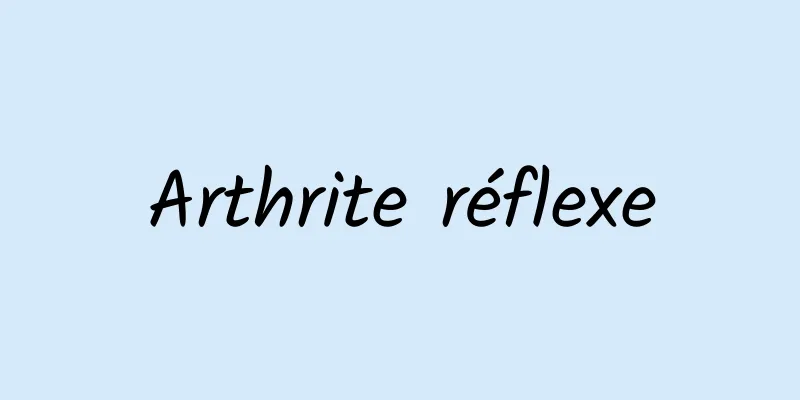 Arthrite réflexe