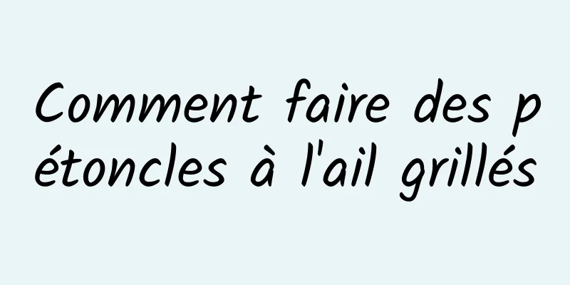 Comment faire des pétoncles à l'ail grillés