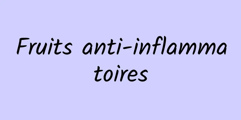 Fruits anti-inflammatoires