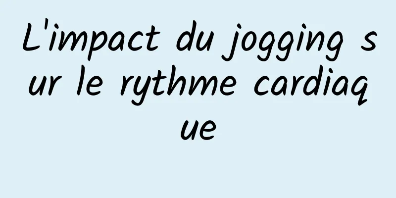 L'impact du jogging sur le rythme cardiaque