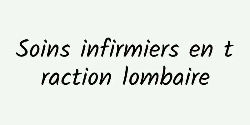 Soins infirmiers en traction lombaire