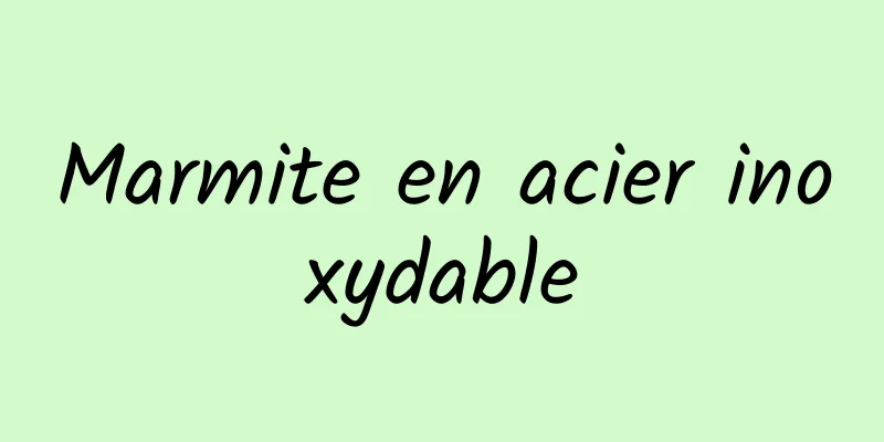 Marmite en acier inoxydable