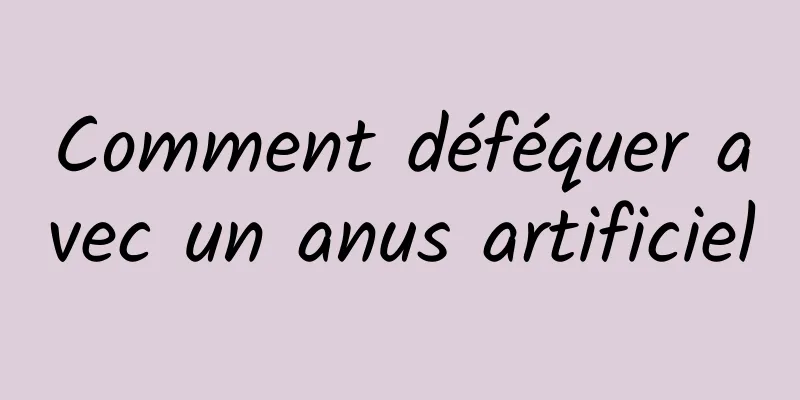 Comment déféquer avec un anus artificiel