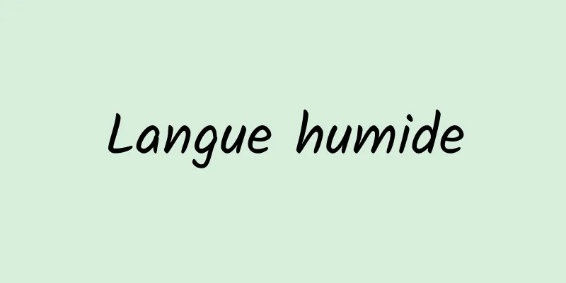 Langue humide