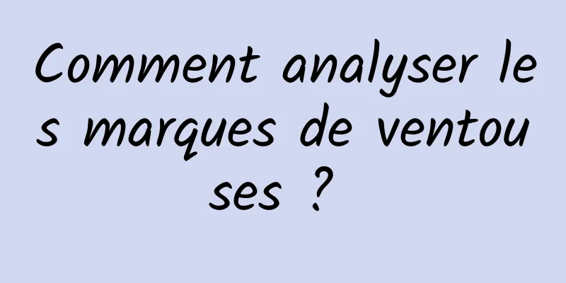 Comment analyser les marques de ventouses ? 