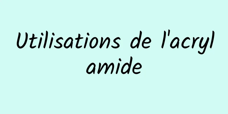 Utilisations de l'acrylamide