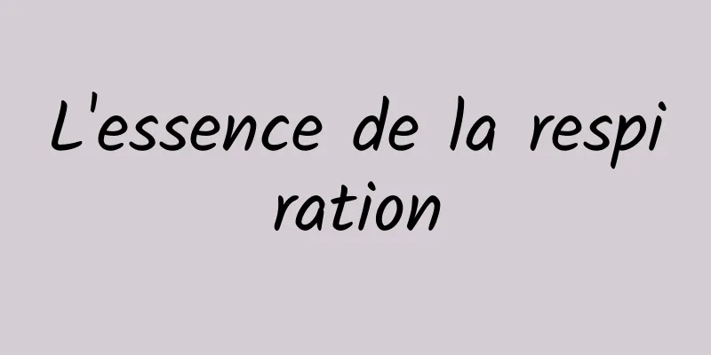 L'essence de la respiration