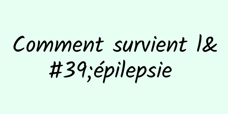 Comment survient l'épilepsie 