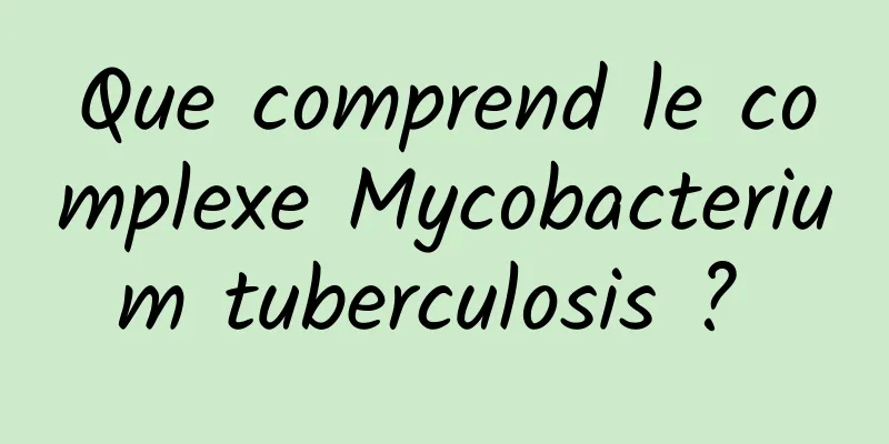 Que comprend le complexe Mycobacterium tuberculosis ? 