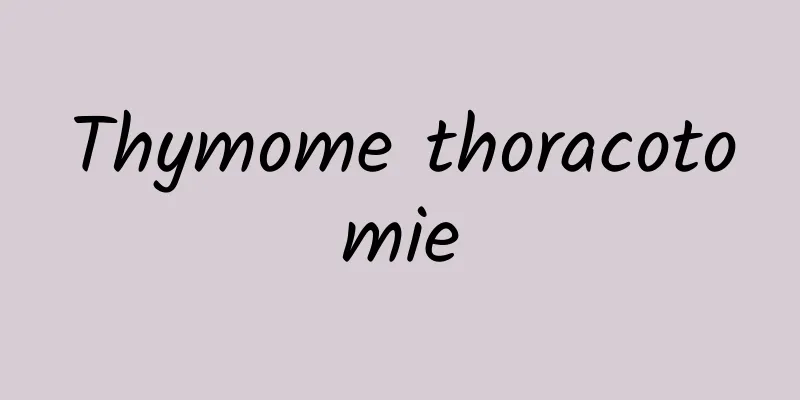 Thymome thoracotomie