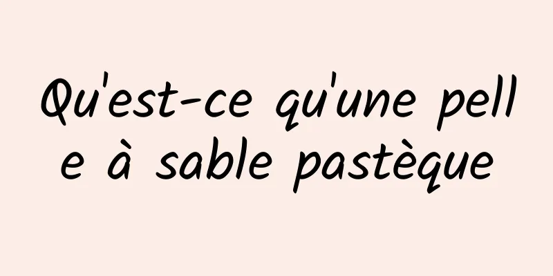 Qu'est-ce qu'une pelle à sable pastèque