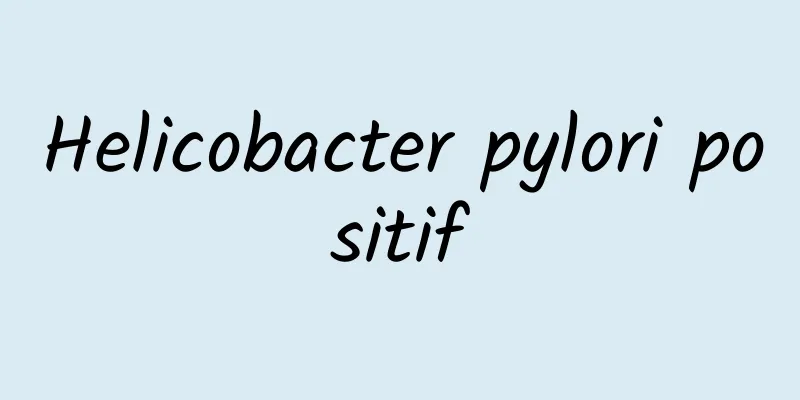 Helicobacter pylori positif