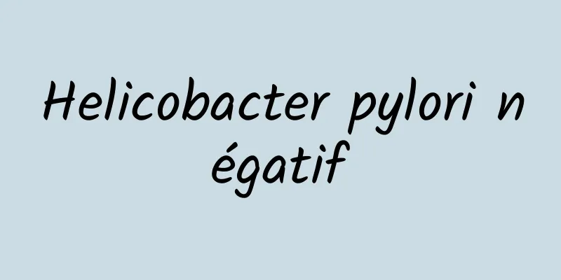 Helicobacter pylori négatif