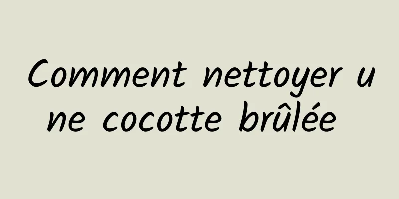 Comment nettoyer une cocotte brûlée 