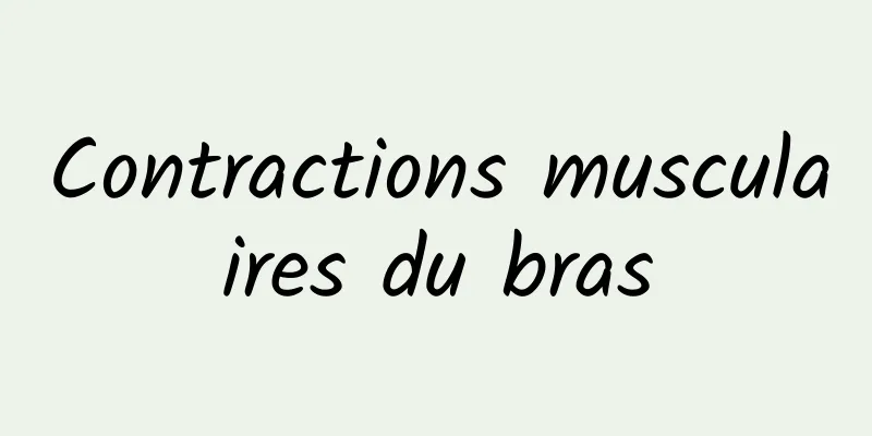 Contractions musculaires du bras