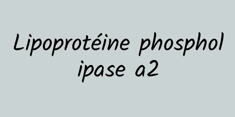 Lipoprotéine phospholipase a2