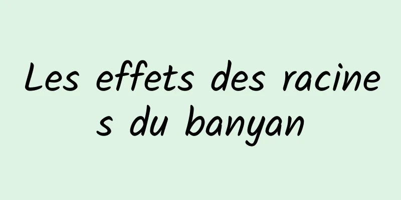 Les effets des racines du banyan