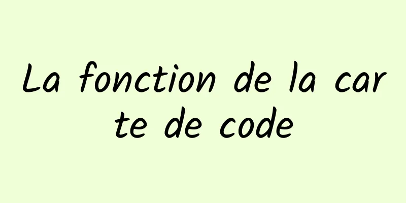 La fonction de la carte de code