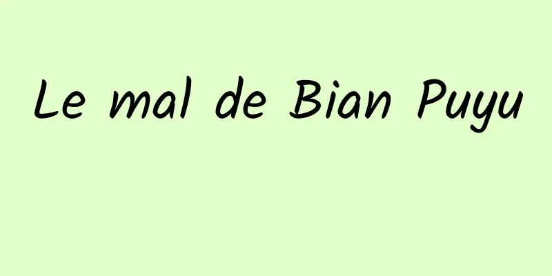 Le mal de Bian Puyu 