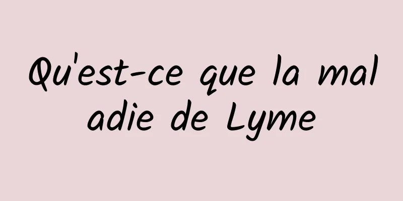 Qu'est-ce que la maladie de Lyme