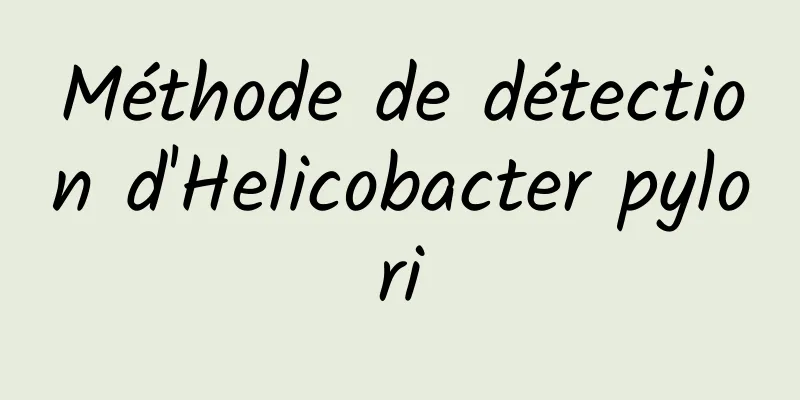 Méthode de détection d'Helicobacter pylori