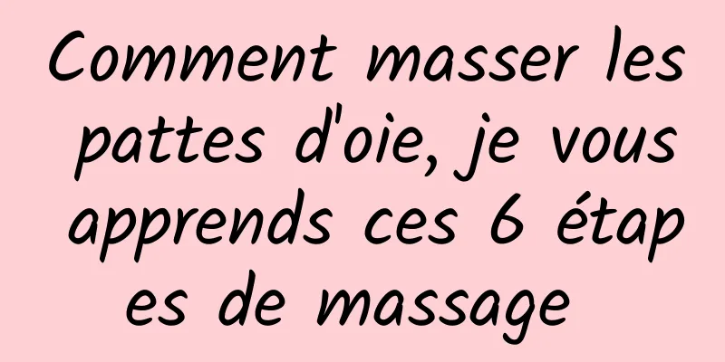 Comment masser les pattes d'oie, je vous apprends ces 6 étapes de massage 