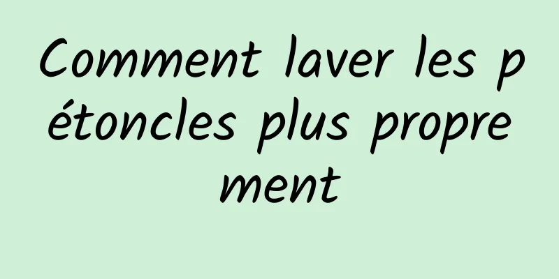 Comment laver les pétoncles plus proprement