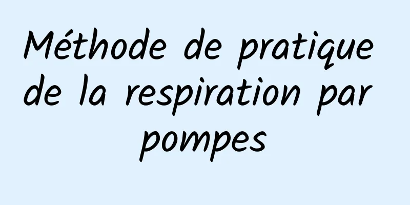 Méthode de pratique de la respiration par pompes