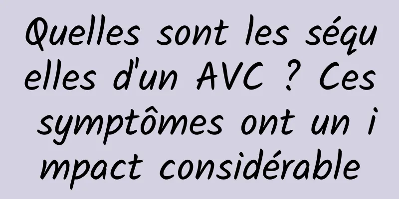 Quelles sont les séquelles d'un AVC ? Ces symptômes ont un impact considérable