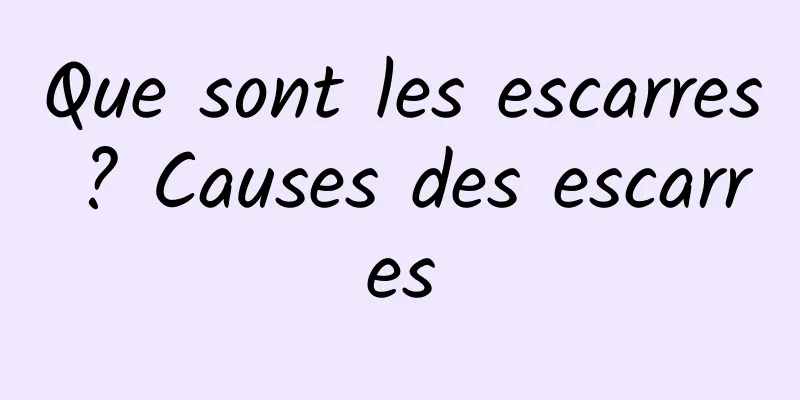 Que sont les escarres ? Causes des escarres