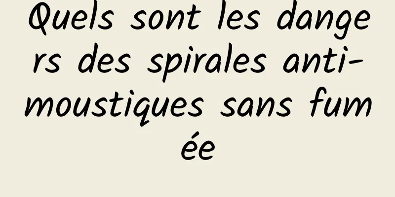 Quels sont les dangers des spirales anti-moustiques sans fumée