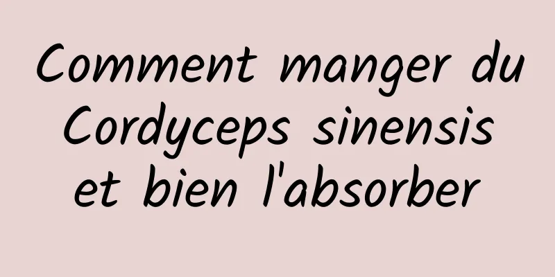 Comment manger du Cordyceps sinensis et bien l'absorber