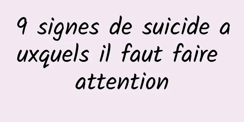 9 signes de suicide auxquels il faut faire attention