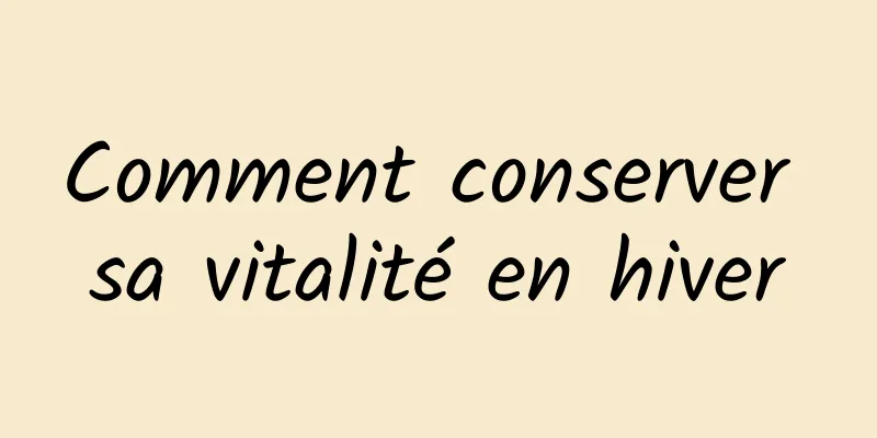 Comment conserver sa vitalité en hiver