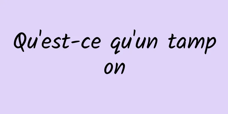 Qu'est-ce qu'un tampon