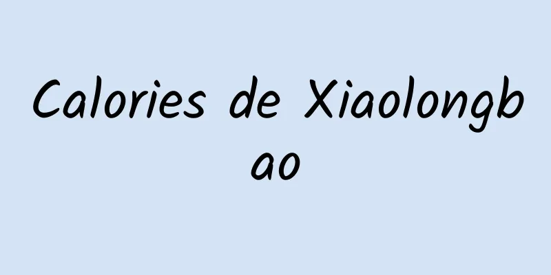 Calories de Xiaolongbao