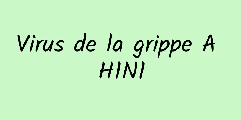 Virus de la grippe A H1N1