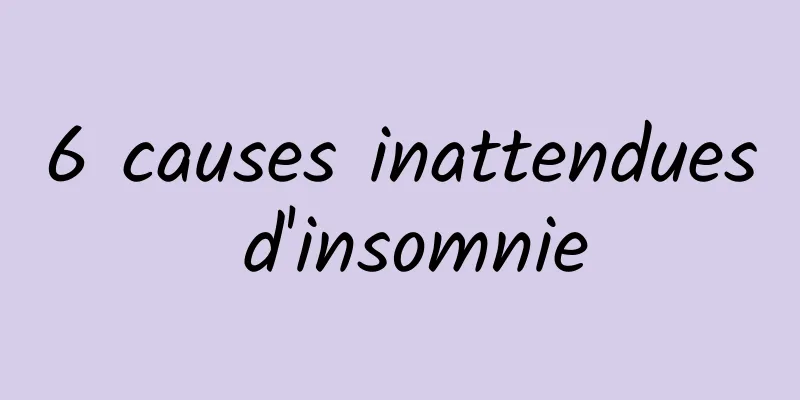 6 causes inattendues d'insomnie