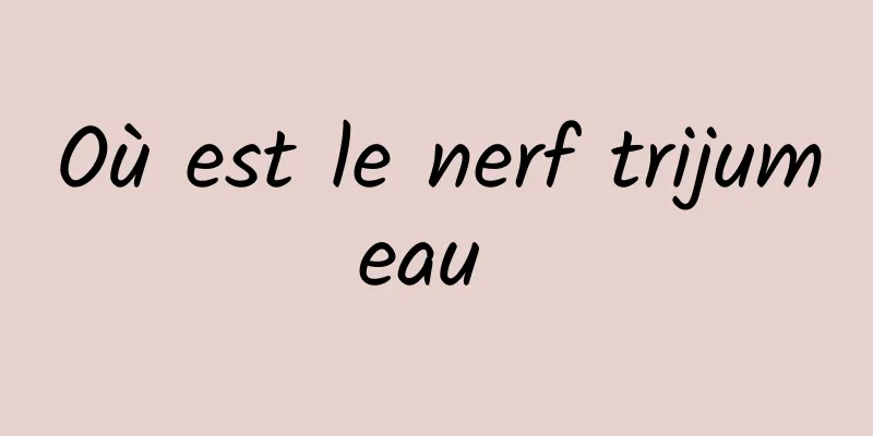 Où est le nerf trijumeau 