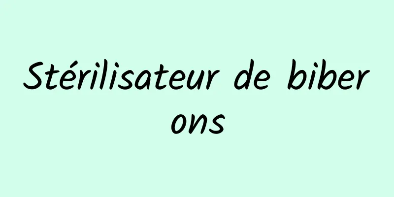 Stérilisateur de biberons