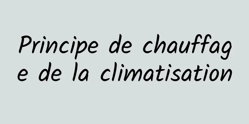 Principe de chauffage de la climatisation