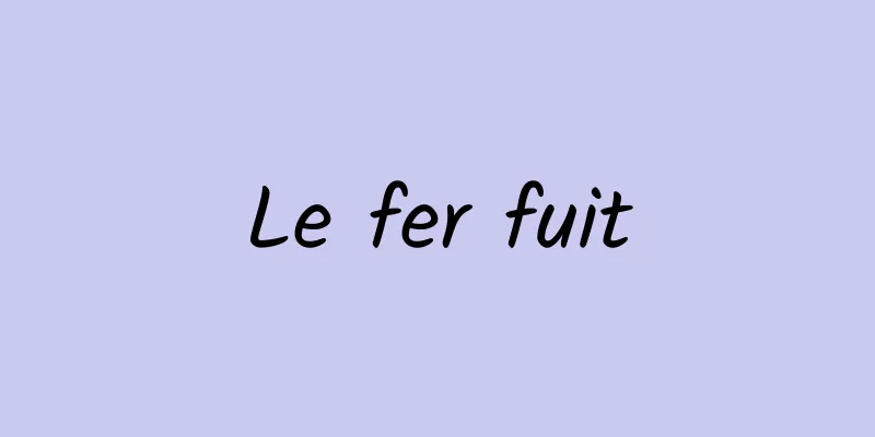 Le fer fuit